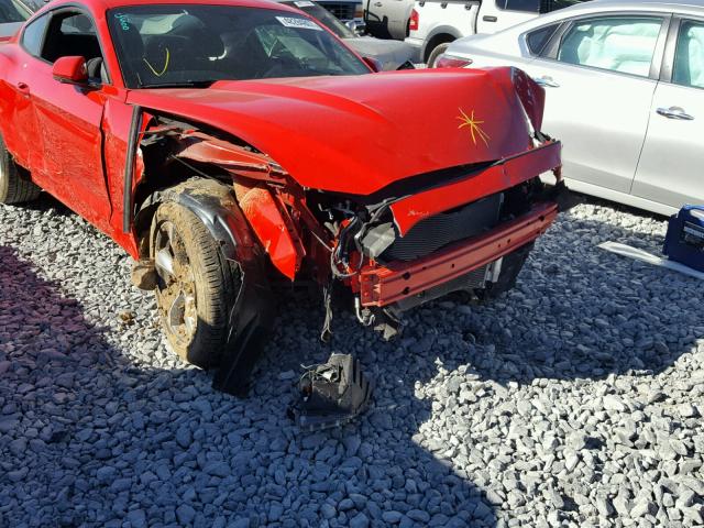 1FA6P8AM0G5216536 - 2016 FORD MUSTANG RED photo 9