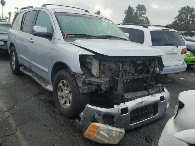 5N1AA08A24N737459 - 2004 NISSAN ARMADA SE SILVER photo 1