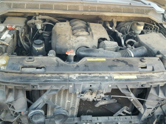 5N1AA08A24N737459 - 2004 NISSAN ARMADA SE SILVER photo 7