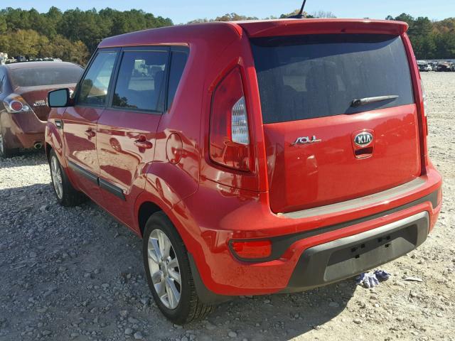 KNDJT2A58D7555650 - 2013 KIA SOUL RED photo 3