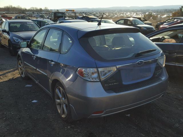 JF1GH636X9G822969 - 2009 SUBARU IMPREZA OU BLUE photo 3