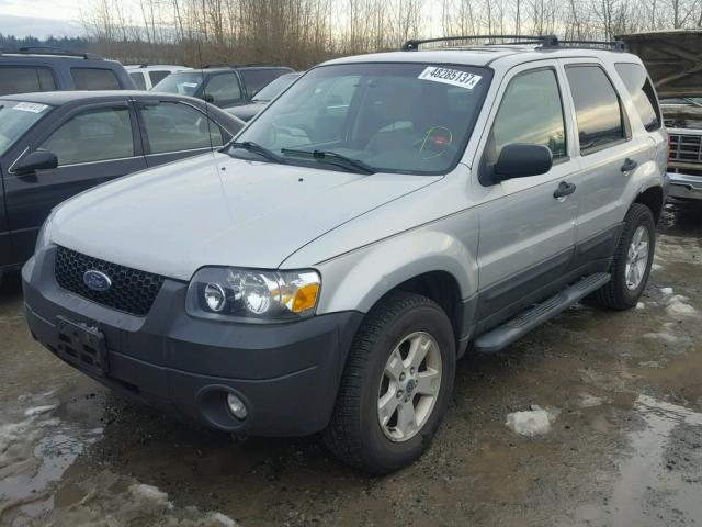 1FMYU03Z77KA29135 - 2007 FORD ESCAPE XLT SILVER photo 2