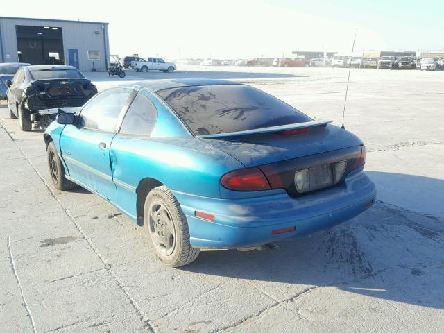 1G2JB1243W7550768 - 1998 PONTIAC SUNFIRE SE GREEN photo 3