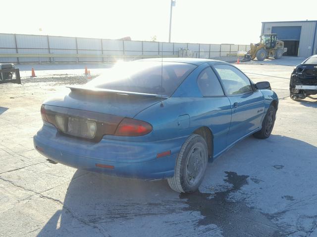 1G2JB1243W7550768 - 1998 PONTIAC SUNFIRE SE GREEN photo 4