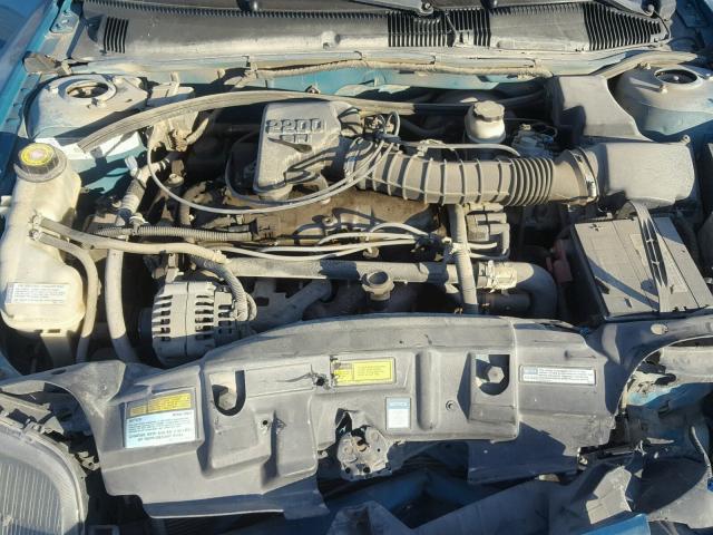 1G2JB1243W7550768 - 1998 PONTIAC SUNFIRE SE GREEN photo 7