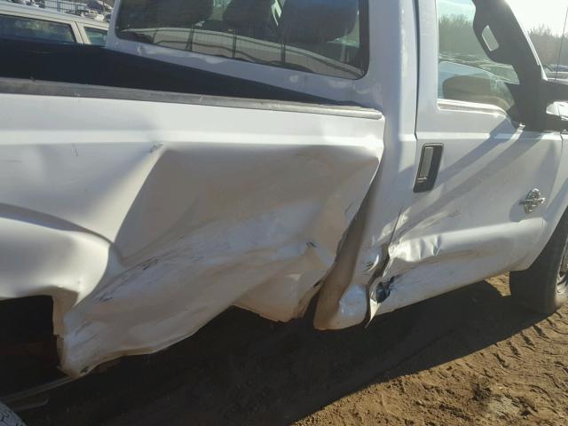 1FTBF2AT7BEC33505 - 2011 FORD F250 SUPER WHITE photo 9