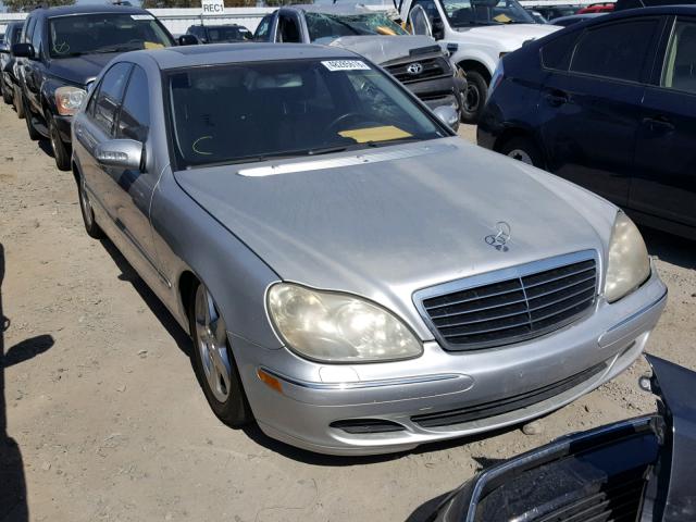 WDBNG70J54A413775 - 2004 MERCEDES-BENZ S 430 GRAY photo 1