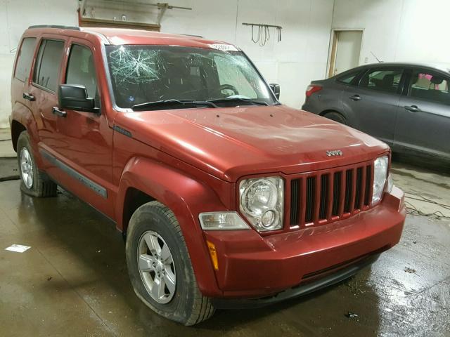 1J4PN2GK5AW145241 - 2010 JEEP LIBERTY SP RED photo 1