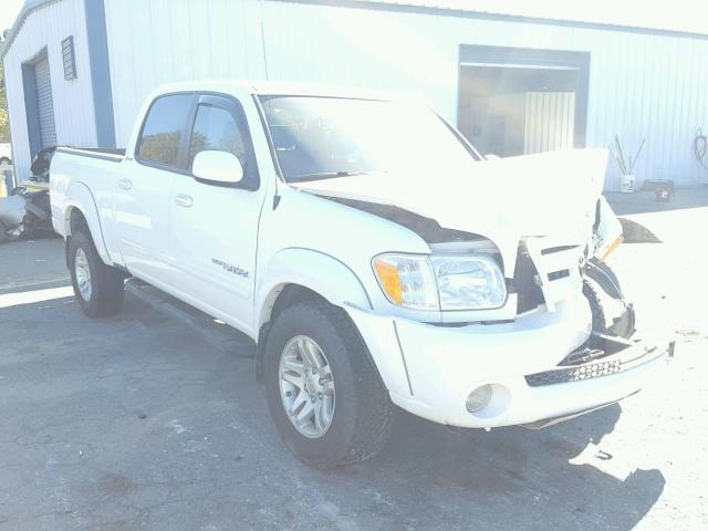 5TBET38156S545928 - 2006 TOYOTA TUNDRA DOU WHITE photo 1