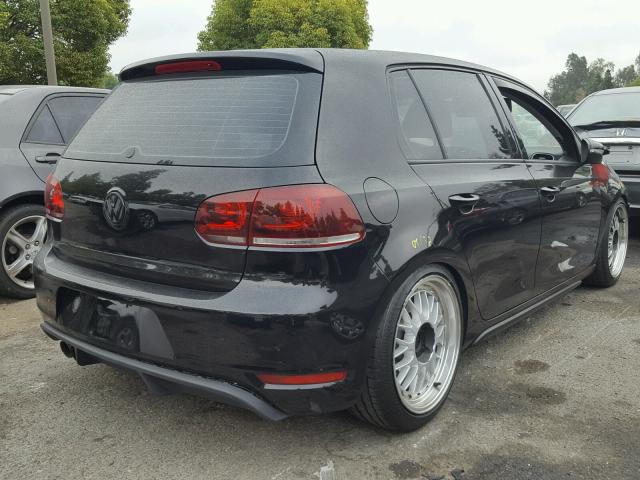 WVWDB7AJ3AW394524 - 2010 VOLKSWAGEN GOLF 黑色 照片 4