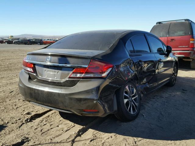 2HGFB2F95DH532384 - 2013 HONDA CIVIC EXL بني صورة 4