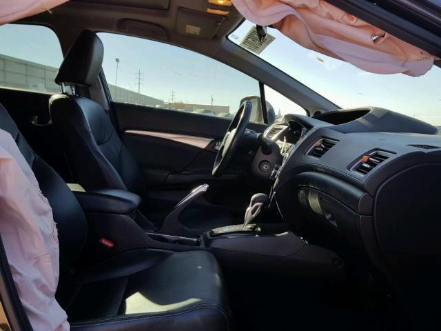 2HGFB2F95DH532384 - 2013 HONDA CIVIC EXL بني صورة 5