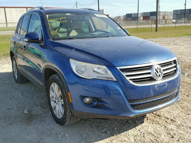 WVGAV95N09W000018 - 2009 VOLKSWAGEN TIGUAN S BLUE photo 1