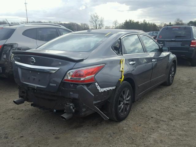 1N4AL3AP0FN915442 - 2015 NISSAN ALTIMA 2.5 GRAY photo 4