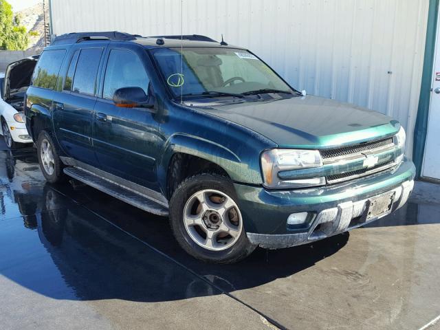 1GNES16S856139612 - 2005 CHEVROLET TRAILBLAZE GREEN photo 1