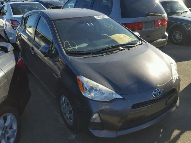 JTDKDTB34C1526832 - 2012 TOYOTA PRIUS C CHARCOAL photo 1