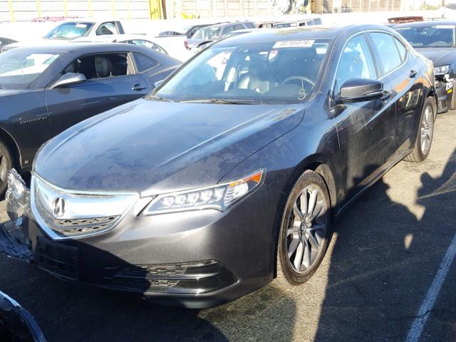 19UUB2F55GA006487 - 2016 ACURA TLX TECH GRAY photo 2