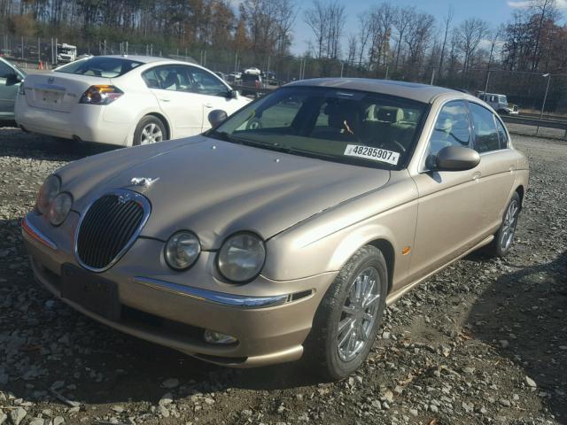 SAJEA01T73FM74610 - 2003 JAGUAR S-TYPE GOLD photo 2