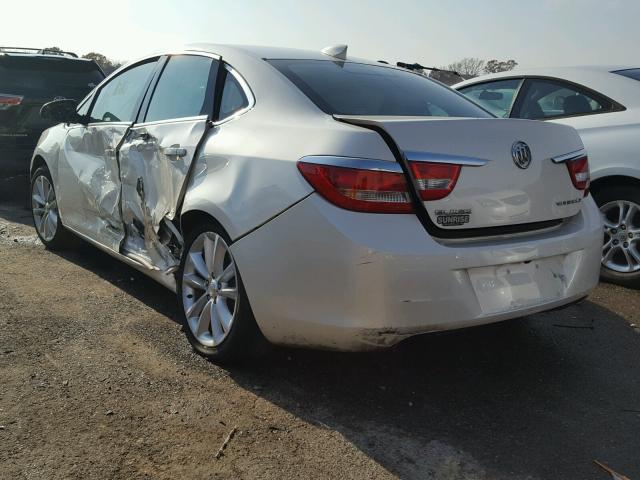 1G4PP5SK4F4153905 - 2015 BUICK VERANO WHITE photo 3