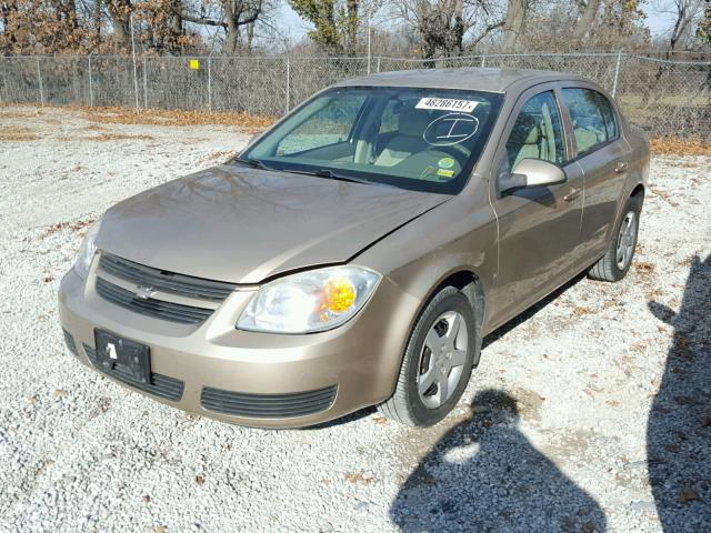 1G1AL58F477161950 - 2007 CHEVROLET COBALT LT GOLD photo 2