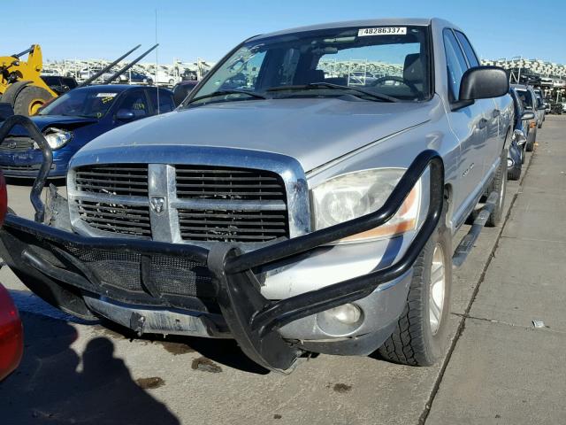 1D7HU18P16J240116 - 2006 DODGE RAM 1500 S SILVER photo 2