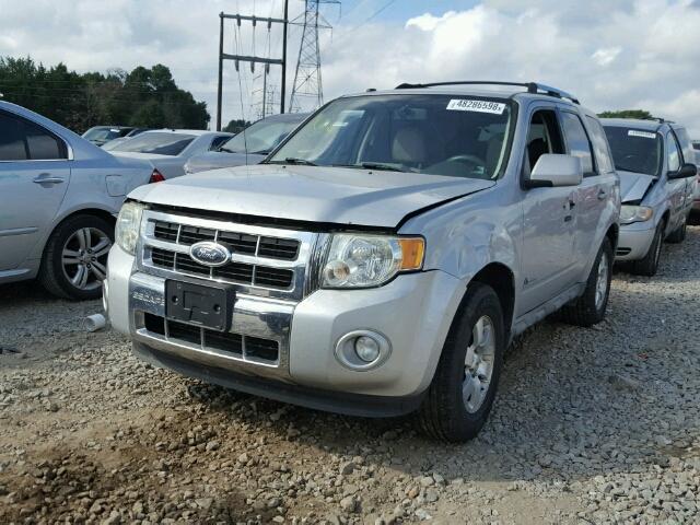 1FMCU49339KC21367 - 2009 FORD ESCAPE HYB SILVER photo 2