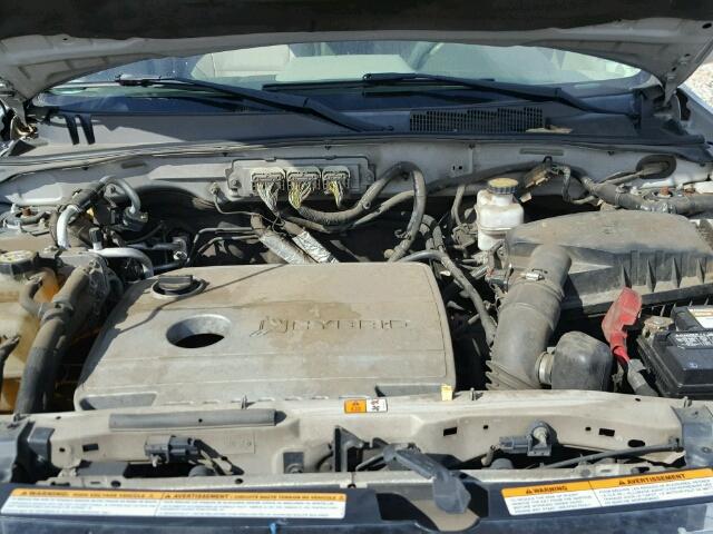 1FMCU49339KC21367 - 2009 FORD ESCAPE HYB SILVER photo 7