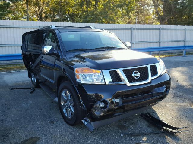 5N1BA0ND0CN618682 - 2012 NISSAN ARMADA SV BLACK photo 1