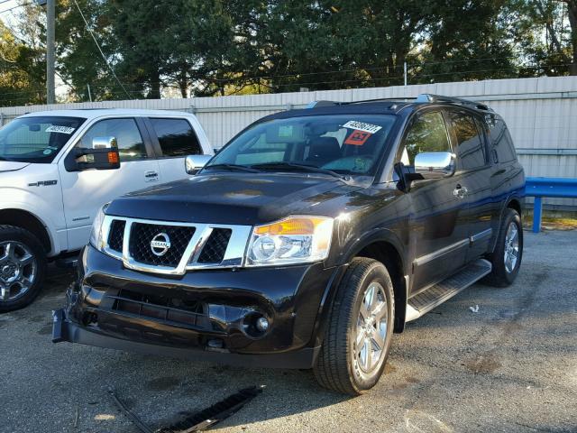 5N1BA0ND0CN618682 - 2012 NISSAN ARMADA SV BLACK photo 2