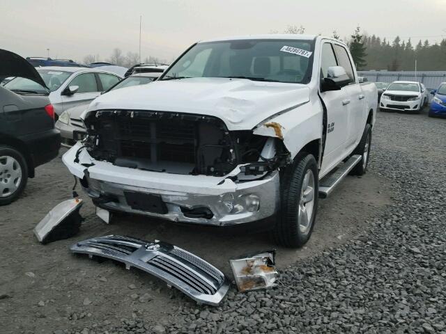 1C6RR7LT4HS678642 - 2017 RAM 1500 SLT WHITE photo 2