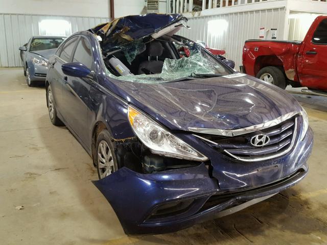 5NPEB4AC6DH522723 - 2013 HYUNDAI SONATA GLS BLUE photo 1