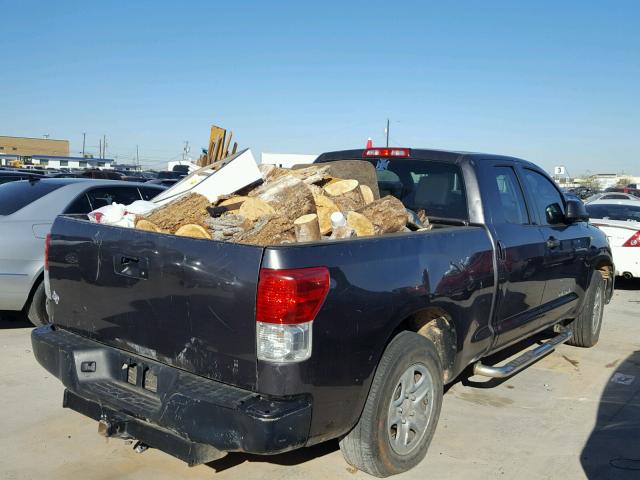 5TFRM5F13BX033447 - 2011 TOYOTA TUNDRA DOU GRAY photo 4