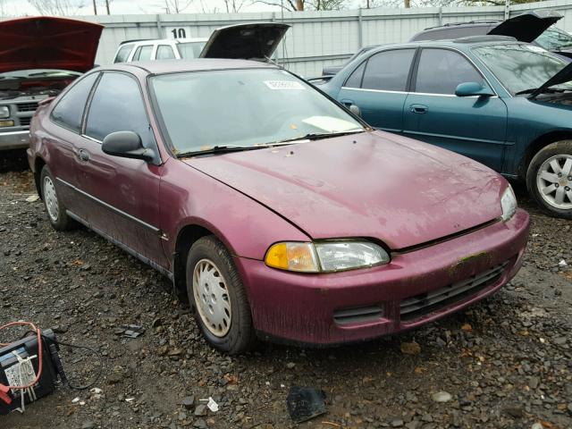 1HGEJ2142PL016923 - 1993 HONDA CIVIC DX PURPLE photo 1