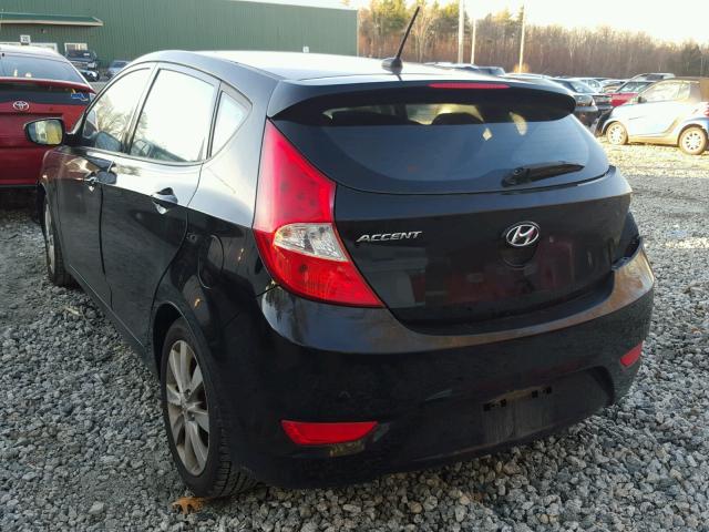 KMHCU5AE1CU048236 - 2012 HYUNDAI ACCENT GLS BLACK photo 3