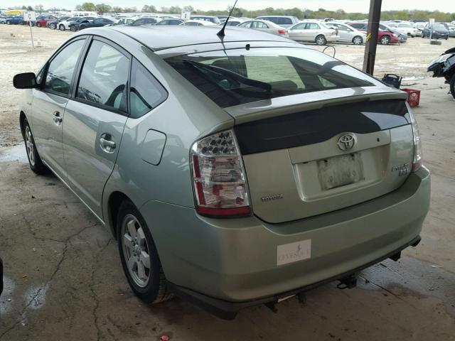 JTDKB22U563200183 - 2006 TOYOTA PRIUS GREEN photo 3