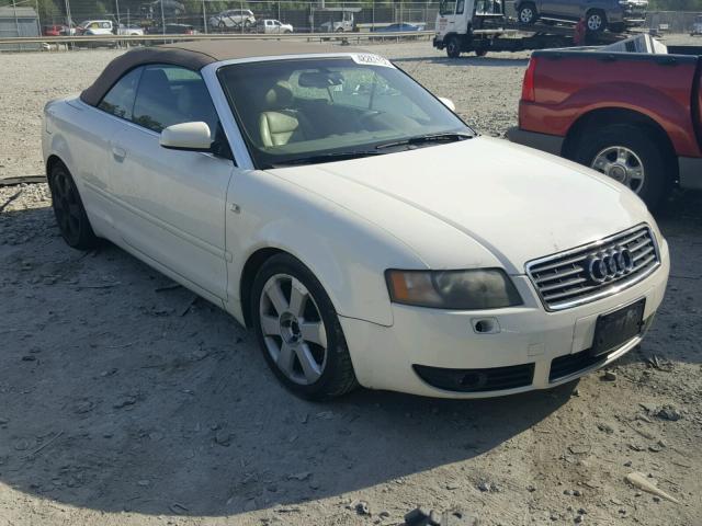 WAUAC48H46K005189 - 2006 AUDI A4 1.8 CAB WHITE photo 1