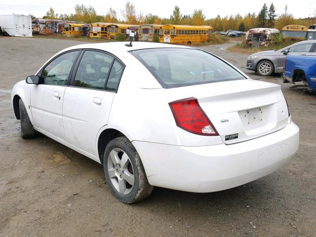 1G8AL58F37Z142036 - 2007 SATURN ION LEVEL WHITE photo 3