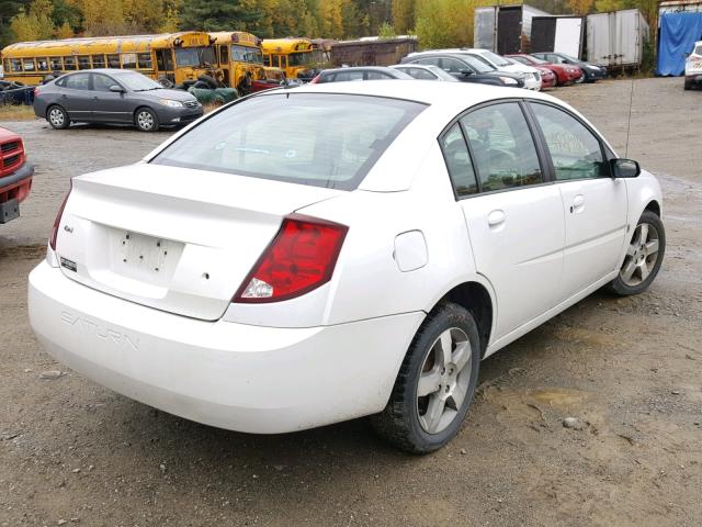 1G8AL58F37Z142036 - 2007 SATURN ION LEVEL WHITE photo 4