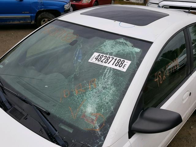 1G8AL58F37Z142036 - 2007 SATURN ION LEVEL WHITE photo 9