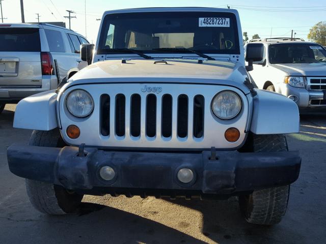 1J8GB59157L205865 - 2007 JEEP WRANGLER S SILVER photo 9