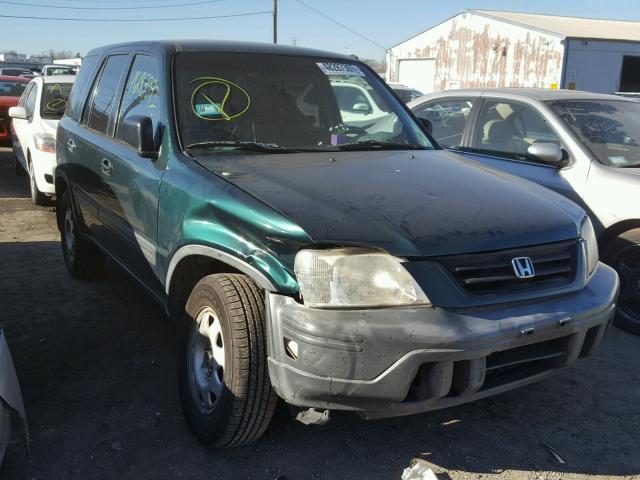 JHLRD1848YS009962 - 2000 HONDA CR-V LX GREEN photo 1