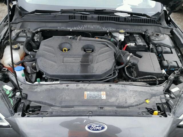 3FA6P0D91HR255837 - 2017 FORD FUSION TIT GRAY photo 7