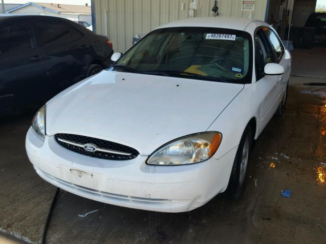 1FAFP53UX3G131259 - 2003 FORD TAURUS SE WHITE photo 2