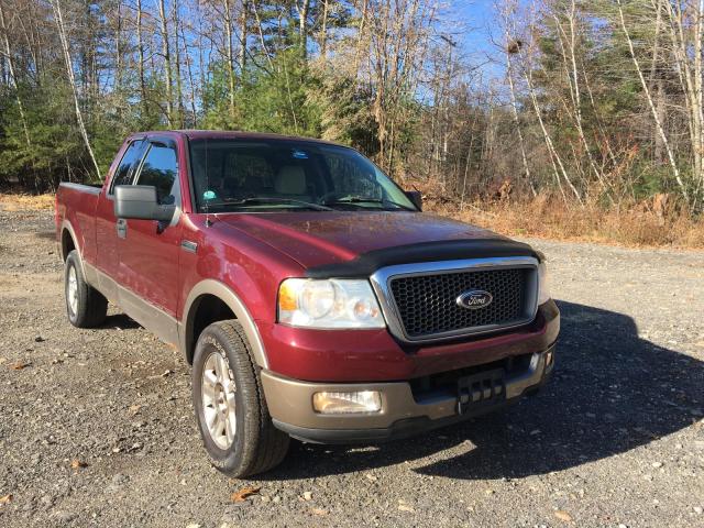 1FTPX14504FA43875 - 2004 FORD F150 BURGUNDY photo 2