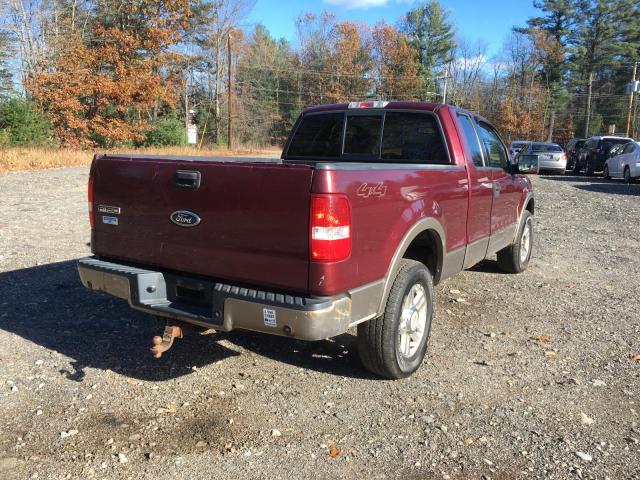 1FTPX14504FA43875 - 2004 FORD F150 Bordeaux photo 3