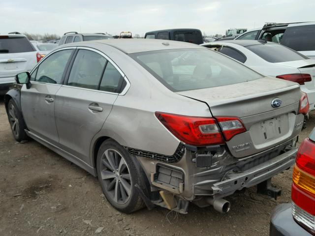 4S3BNAN62F3055599 - 2015 SUBARU LEGACY 2.5 TAN photo 3