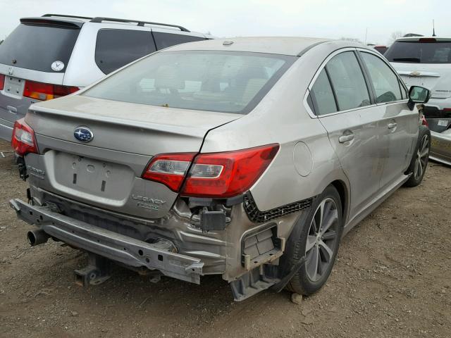 4S3BNAN62F3055599 - 2015 SUBARU LEGACY 2.5 TAN photo 4