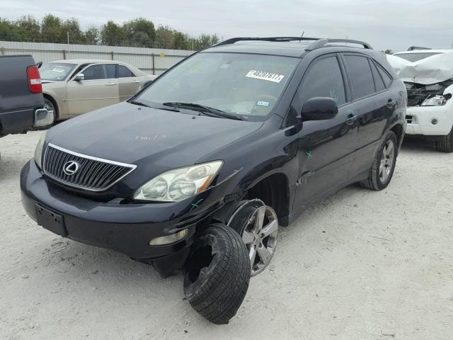 JTJGA31U140005466 - 2004 LEXUS RX 330 BLACK photo 2