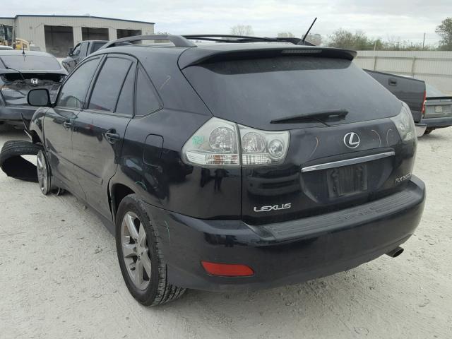 JTJGA31U140005466 - 2004 LEXUS RX 330 BLACK photo 3