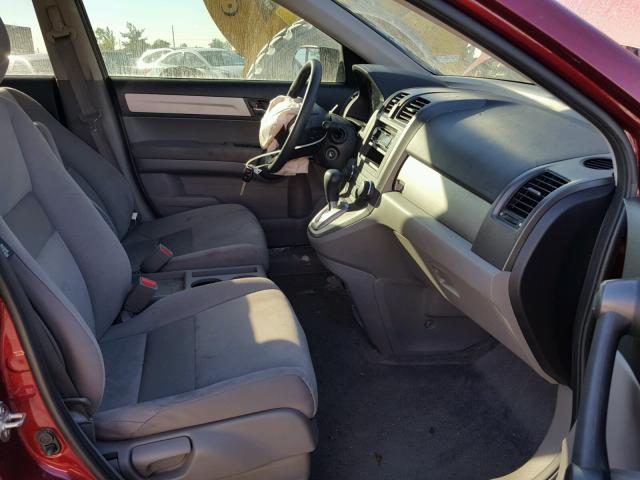 5J6RE3H58BL034743 - 2011 HONDA CR-V EX წითელი ფოტო 5